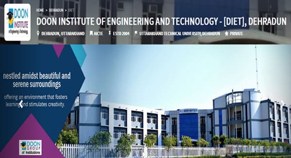 Doon Institute Of Engineering And Technology